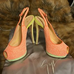 Giuseppe Zanotti beautiful summer heels size 37.5